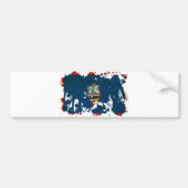 Guam-Flagge Autoaufkleber (Vorne)