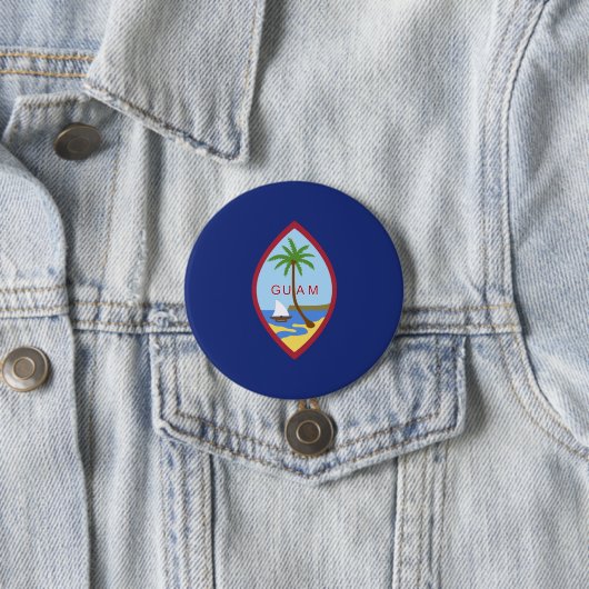 Guam-Flagge Button (Beispiel)