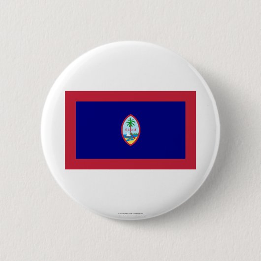Guam-Flagge Button (Vorderseite)