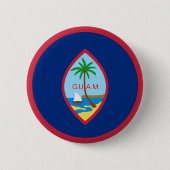 Guam-Flagge Button (Vorderseite)