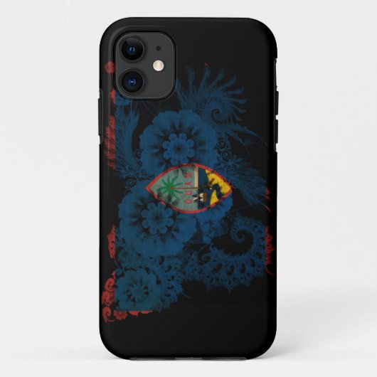 Guam-Flagge Case-Mate iPhone Hülle (Rückseite)