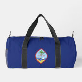 Guam-Flagge Duffle Bag (Rückseite)