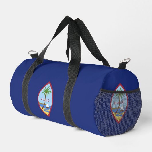 Guam-Flagge Duffle Bag (Rechte Ecke)