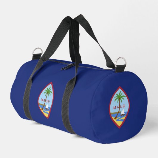 Guam-Flagge Duffle Bag (Linke Seite)