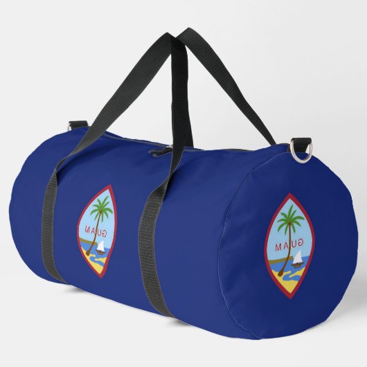 Guam-Flagge Duffle Bag (Linke Ecke)