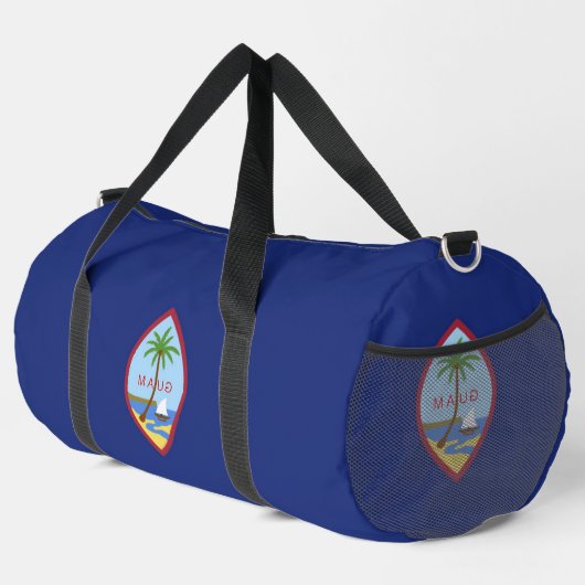 Guam-Flagge Duffle Bag (Rechte Ecke)