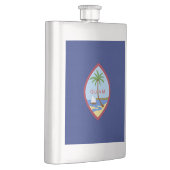 Guam-Flagge Flachmann (Rechts)