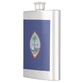 Guam-Flagge Flachmann (Links)