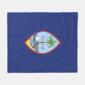 Guam-Flagge Fleecedecke (Vorderseite (Horizontal))