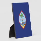 Guam-Flagge Fotoplatte (Seite)