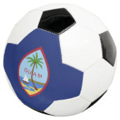 Guam-Flagge Fußball (Dreiviertel)