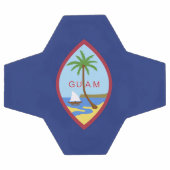 Guam-Flagge Fußball (Flach)