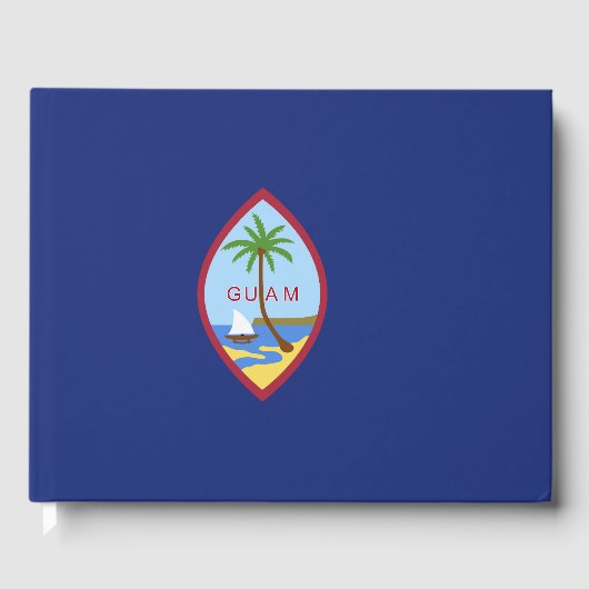 Guam-Flagge Gästebuch (Vorderseite)