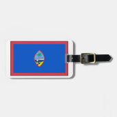 Guam-Flagge Gepäckanhänger (Vorderseite horizontal)