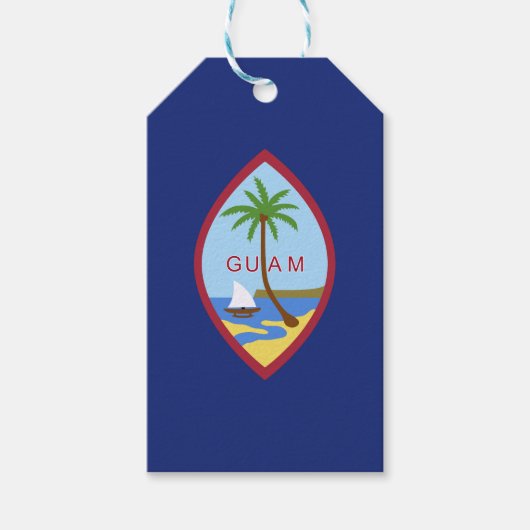 Guam-Flagge Geschenkanhänger (Vorderseite)