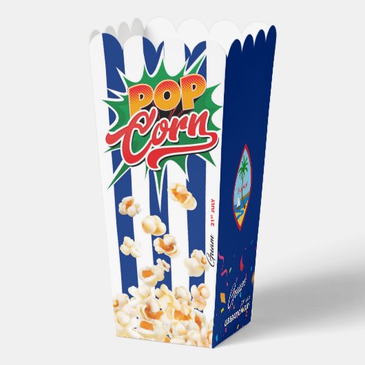 Guam-Flagge Geschenkschachtel (Rückseite)