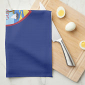 Guam-Flagge Geschirrtuch (Viertel Falte)