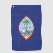 Guam-Flagge Golfhandtuch (Vorderseite)