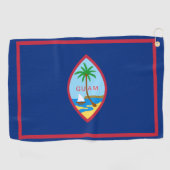 Guam-Flagge Golfhandtuch (Horizontal)