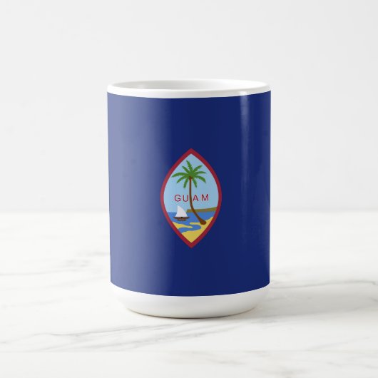 Guam-Flagge Kaffeetasse (Mittel)