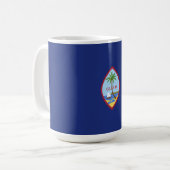 Guam-Flagge Kaffeetasse (Vorderseite Links)