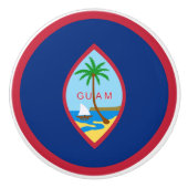 Guam-Flagge Keramikknauf (Vorderseite)