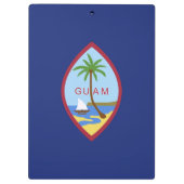 Guam-Flagge Klemmbrett (Rückseite)