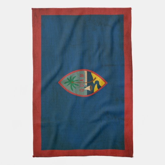 Guam-Flagge Küchentuch (Vertikal)