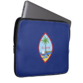 Guam-Flagge Laptopschutzhülle (Vorne Rechts)