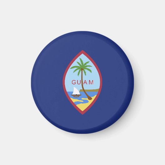 Guam-Flagge Magnet (Vorne)