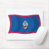 Guam-Flagge-Mauspad Mousepad (Mit Mouse)