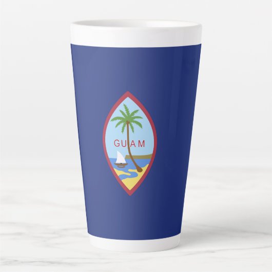 Guam-Flagge Milchtasse (Vorderseite)