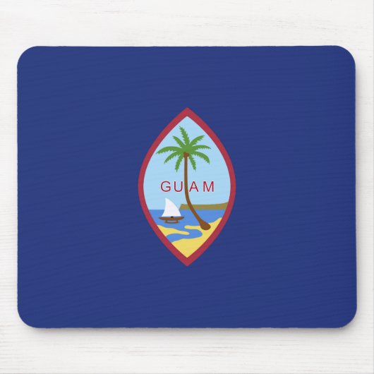 Guam-Flagge Mousepad (Vorne)