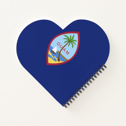 Guam-Flagge Notizblock (Rückseite)