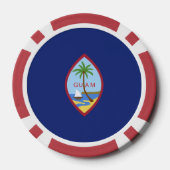Guam-Flagge Pokerchips