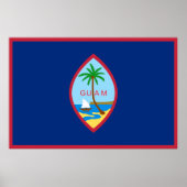 Guam-Flagge Poster (Vorne)