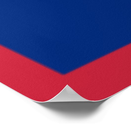 Guam-Flagge Poster (Ecke)