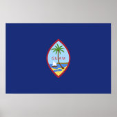 Guam-Flagge Poster (Vorne)