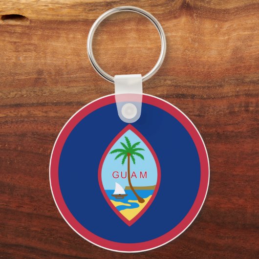 Guam-Flagge Schlüsselanhänger (Vorderseite)