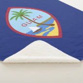 Guam-Flagge Sherpadecke (3/4)