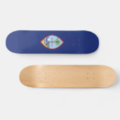 Guam-Flagge Skateboard (Horizontal)