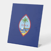 Guam-Flagge Sockelschild (Vorderseite)