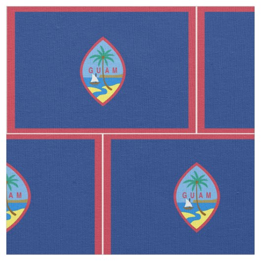 Guam-Flagge Stoff (Nahaufnahme)