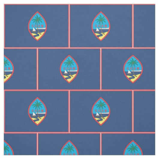 GUAM-Flagge - Stoff (Muster)