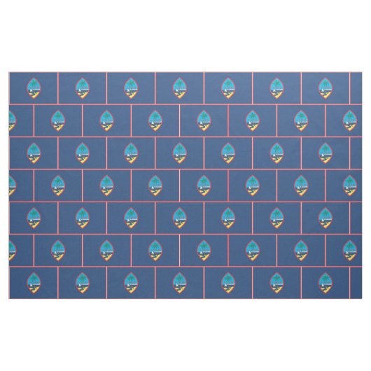GUAM-Flagge - Stoff (Fat Quarter (45,7 x 55,9 cm))