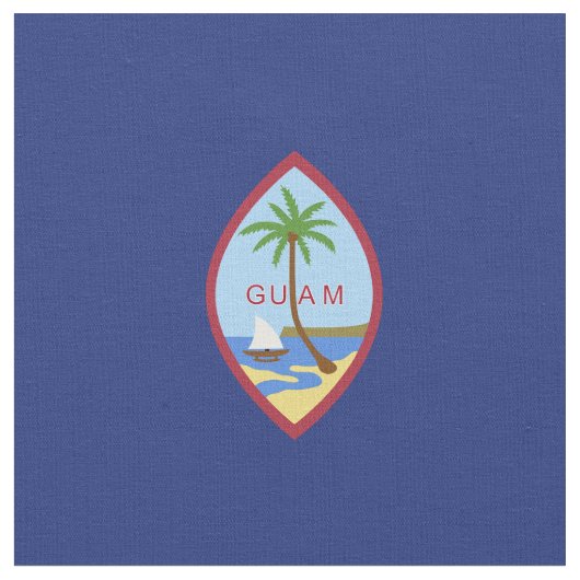 Guam-Flagge Stoff (Nahaufnahme)