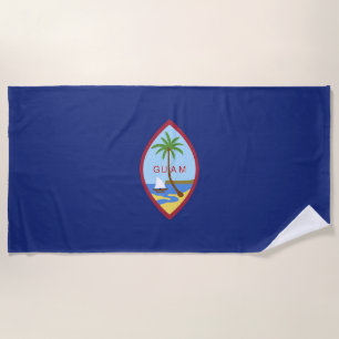 Guam-Flagge Strandtuch