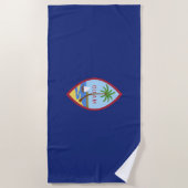 Guam-Flagge Strandtuch (Vorderseite)
