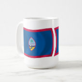Guam Flagge Tasse (Vorderseite Links)