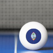 Guam-Flagge Tischtennisball (Netto)